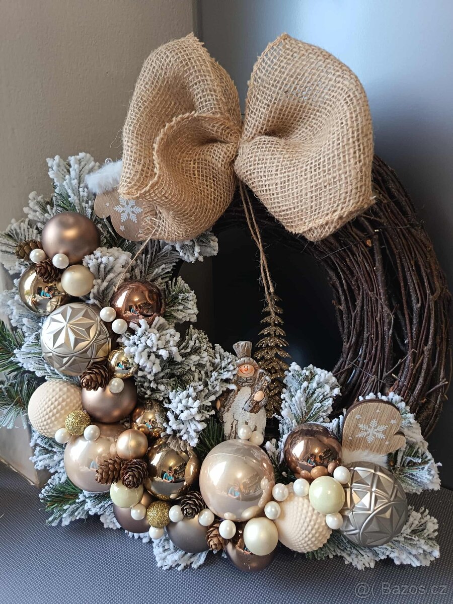 Adventní věnce a vánoční dekorace - 3