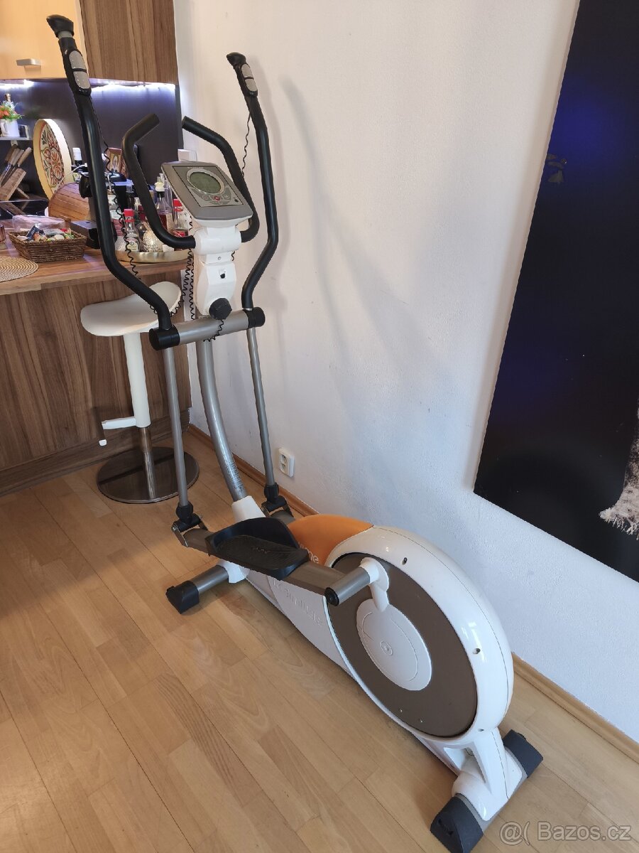 Eliptický trenažér Kettler Cross M (Bílá, Oranžová barva) - 3