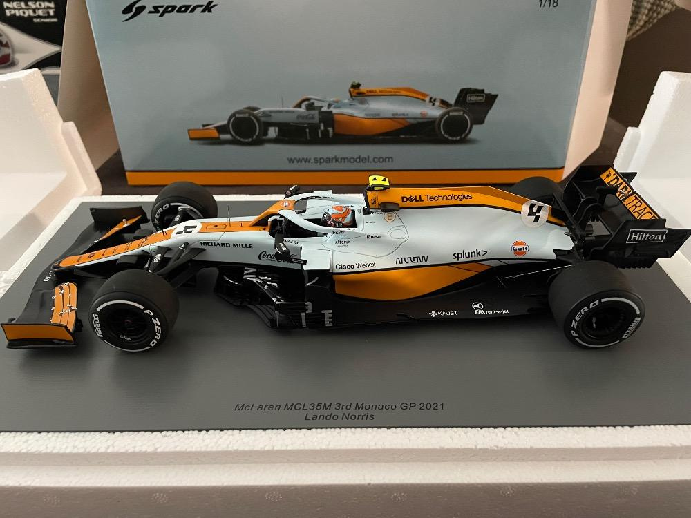 F1 Lando Norris McLaren Monaco 2021 + helma - 3