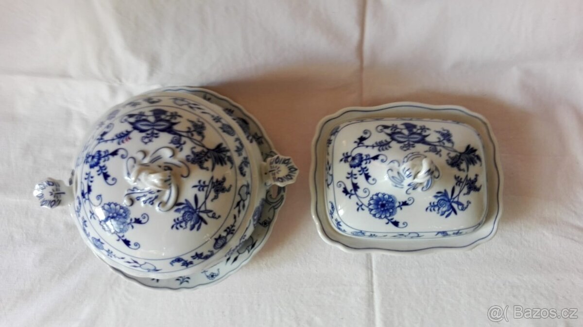 Cibulák 4 druhy polévková / ragú mísa s podnosem I.tř. - 3