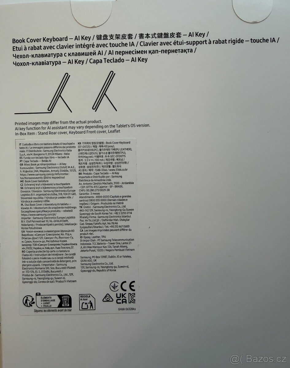 Klávesnice k tabletu Samsung Galaxy Tab S10 Fe - 3