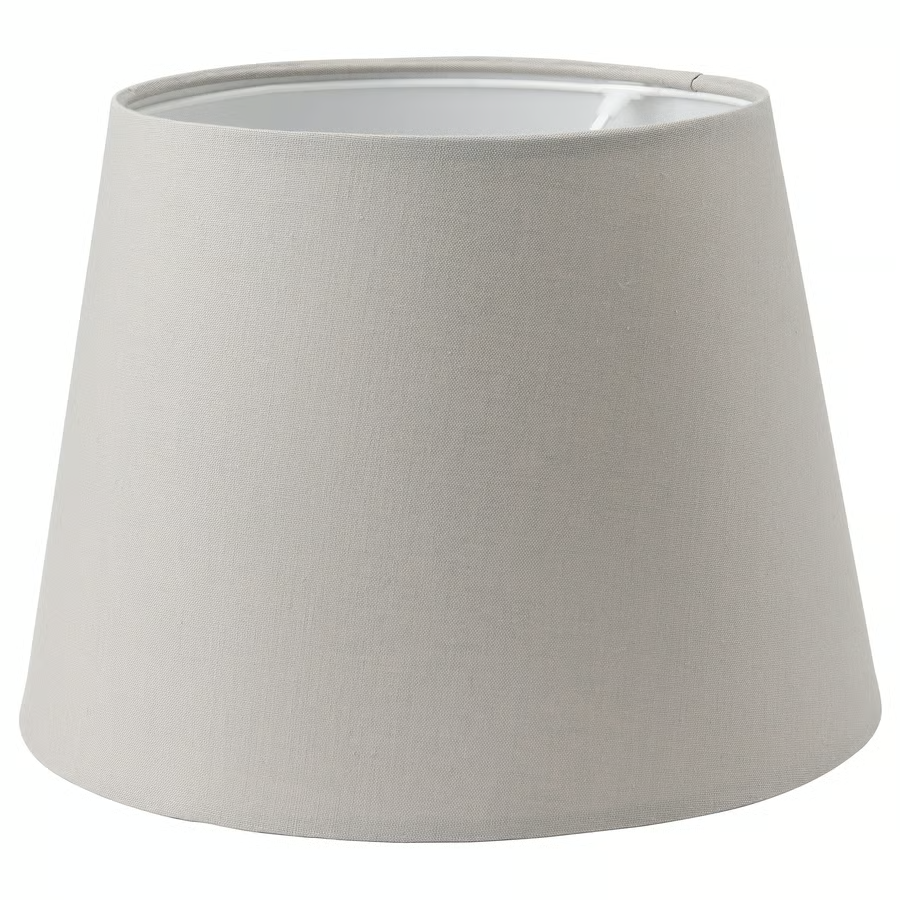 Stojací lampa IKEA, černá se šedým stínidlem - 3