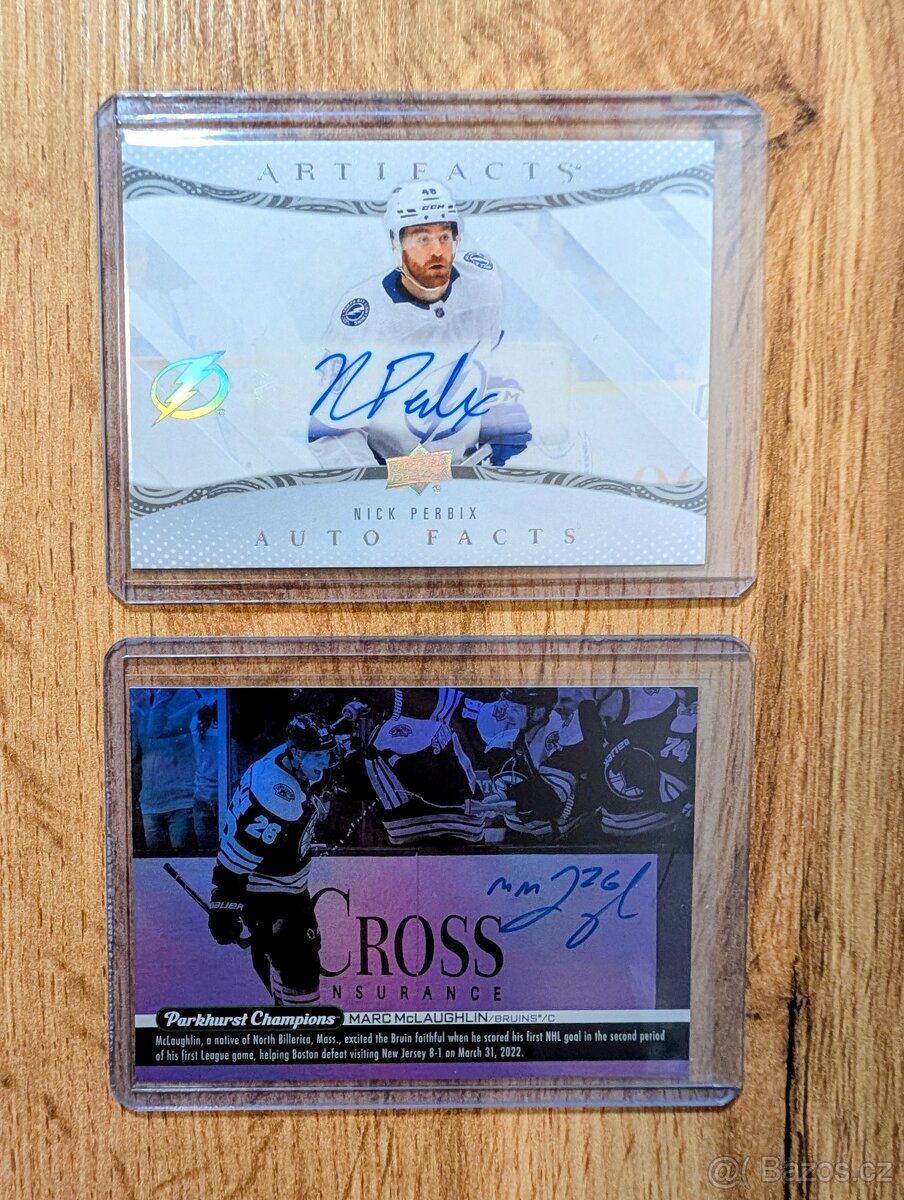 Hokejové kartičky podpisy - 3