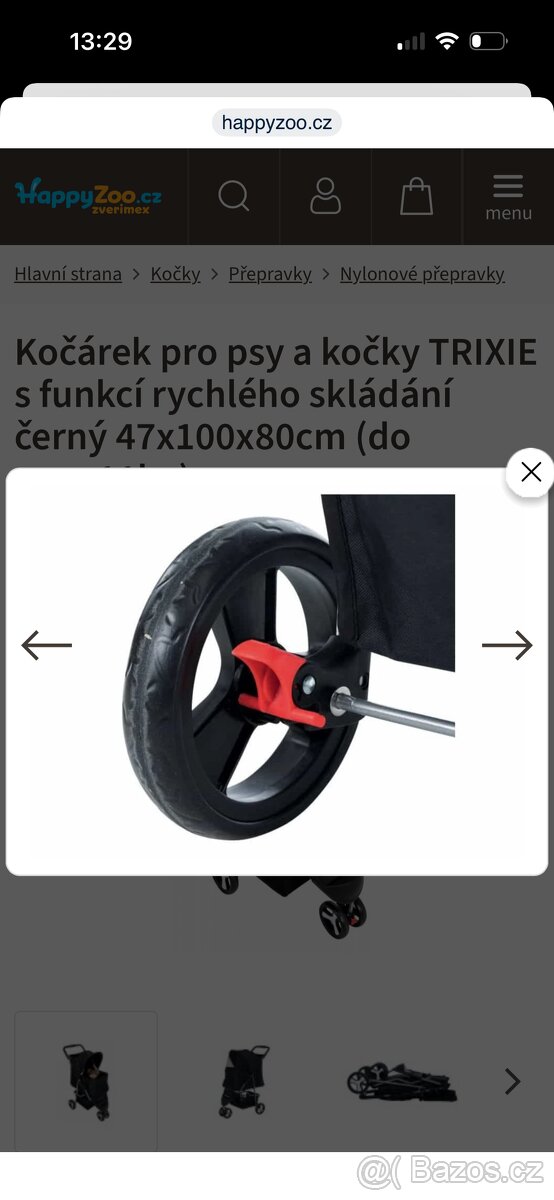 Kočárek, nosnost do 11kg - 3