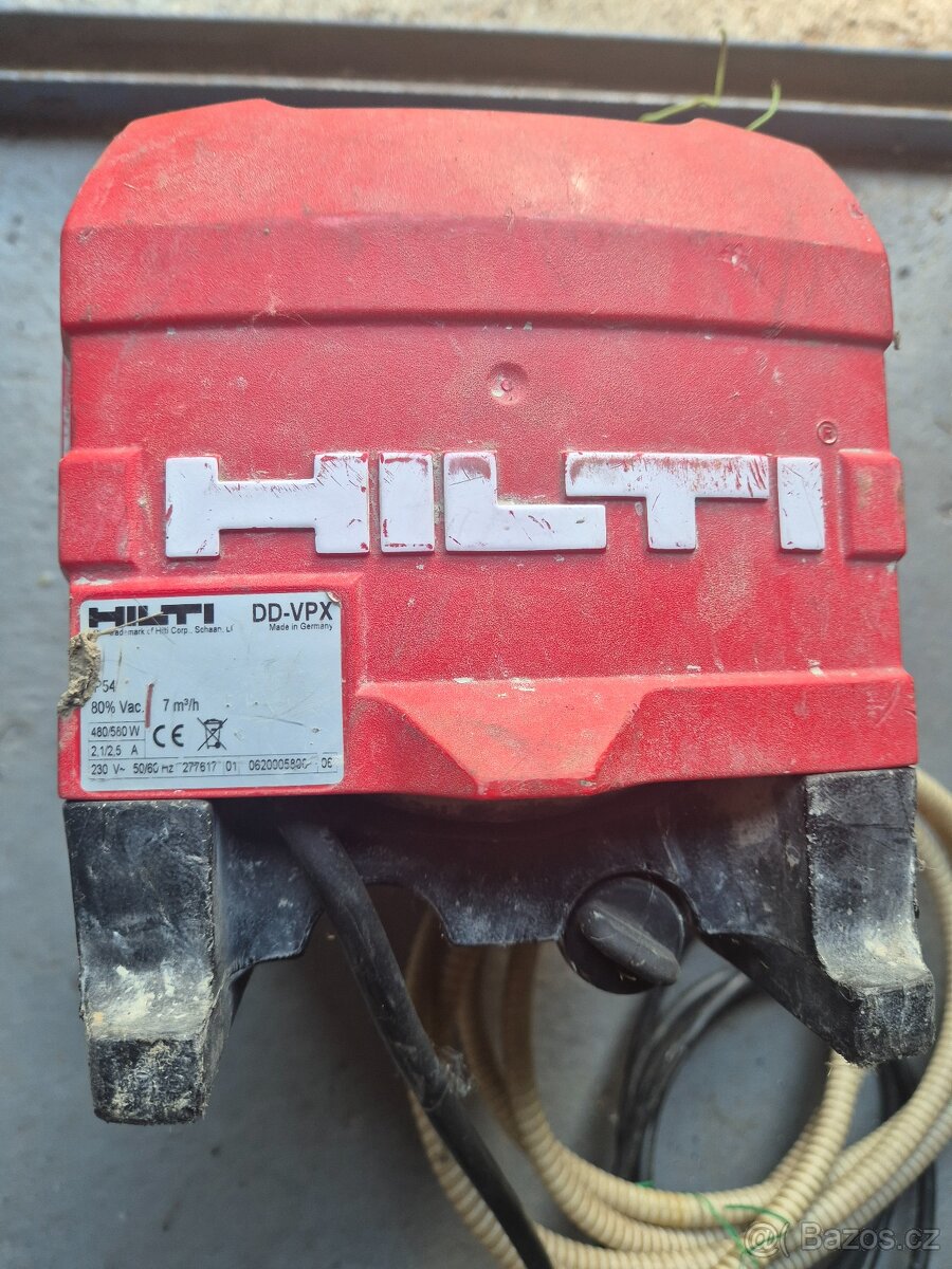 Vakuové čerpadlo Hilty, jádrové vrtací korunky - 3