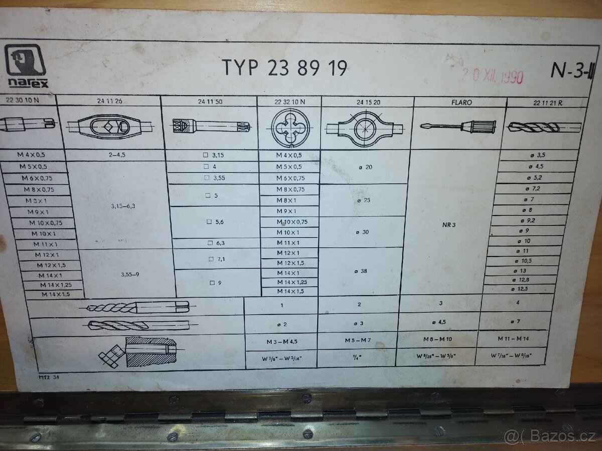 Narex sada závitnikov - 3