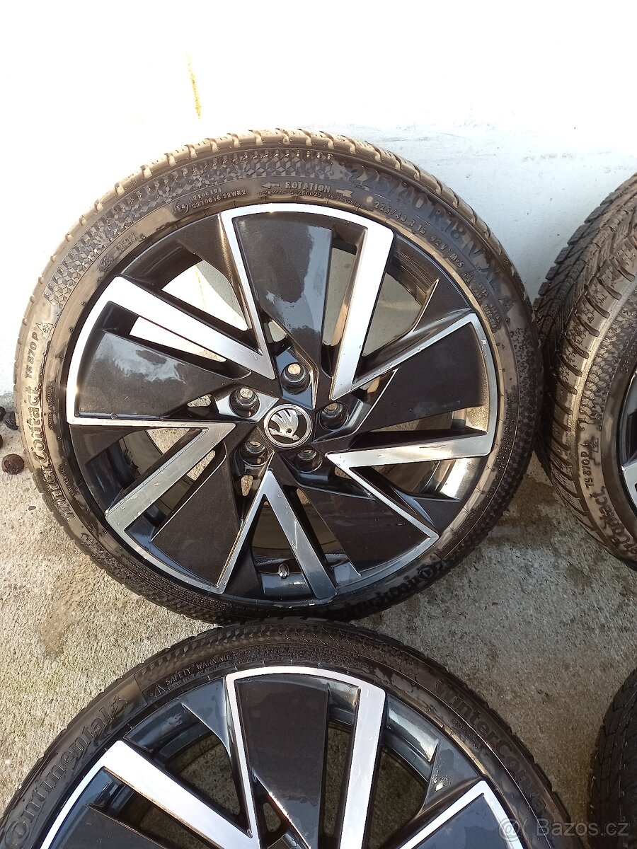Zimni Originál alu kola skoda octavia IV vega - 3