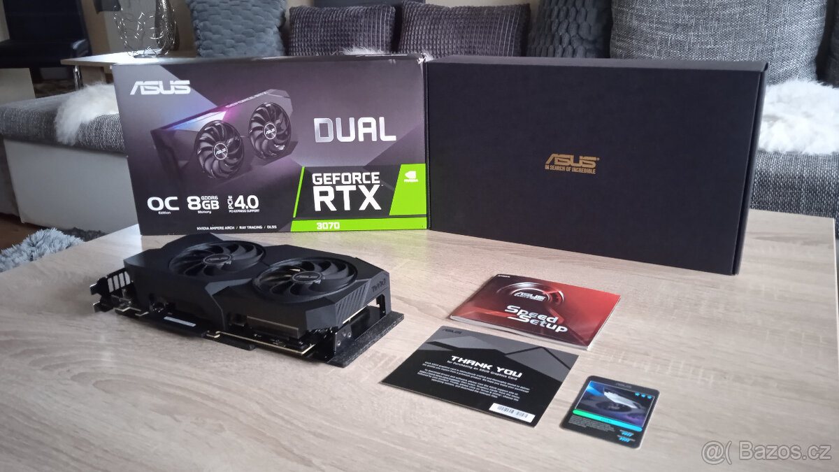 RTX 3070 ASUS DUAL O8G - PERFEKTNÍ STAV - JAKO NOVÁ - 3