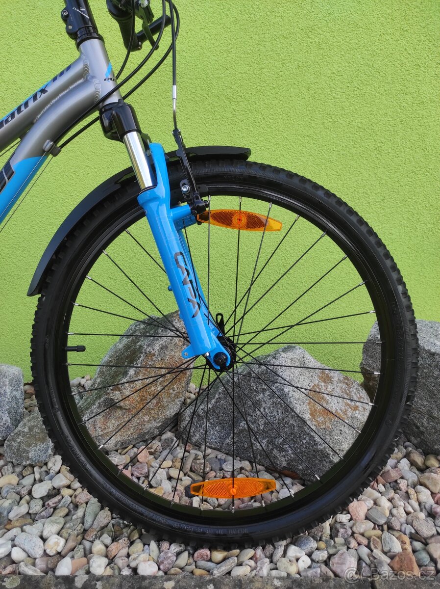 Značkové dětské kolo Author 24" (stříbrná/modrá)I# - 3