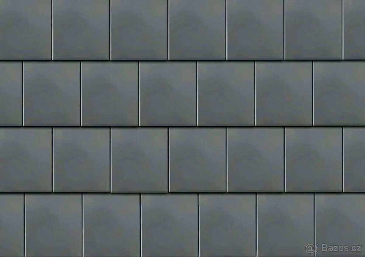 NOVÁ betonová krytina BRAMAC TEGALIT STAR ČERNÁ cca 250m2 - 3