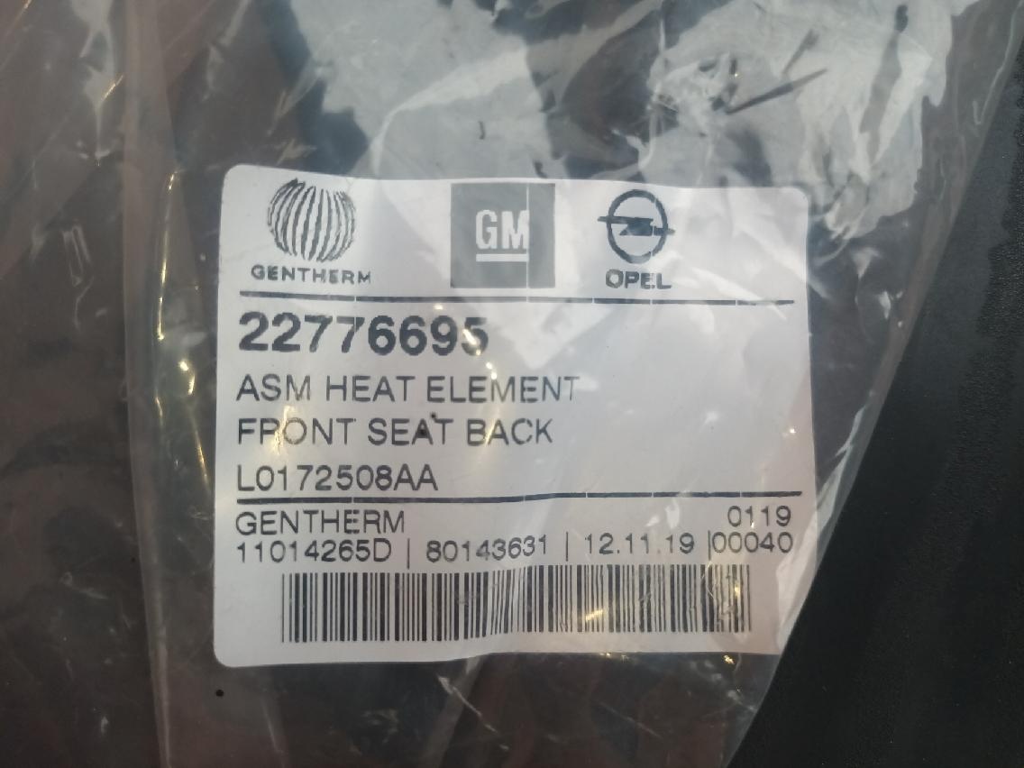 Opel Insignia A, vyhřívací dečka do sedadla, 22776695 - 3
