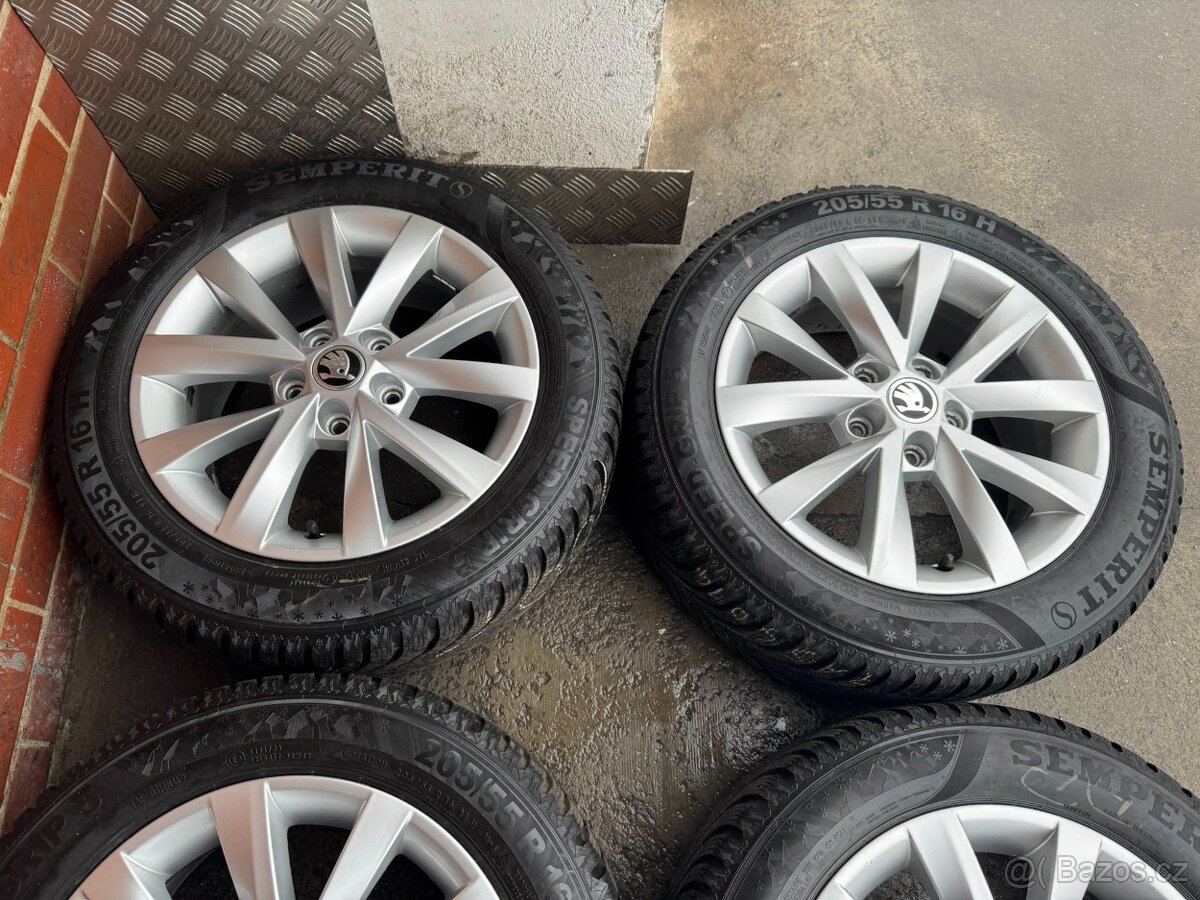 Alu 16" 5x112 škoda ALCATRAZ zimní 85% O3, TOP - 3