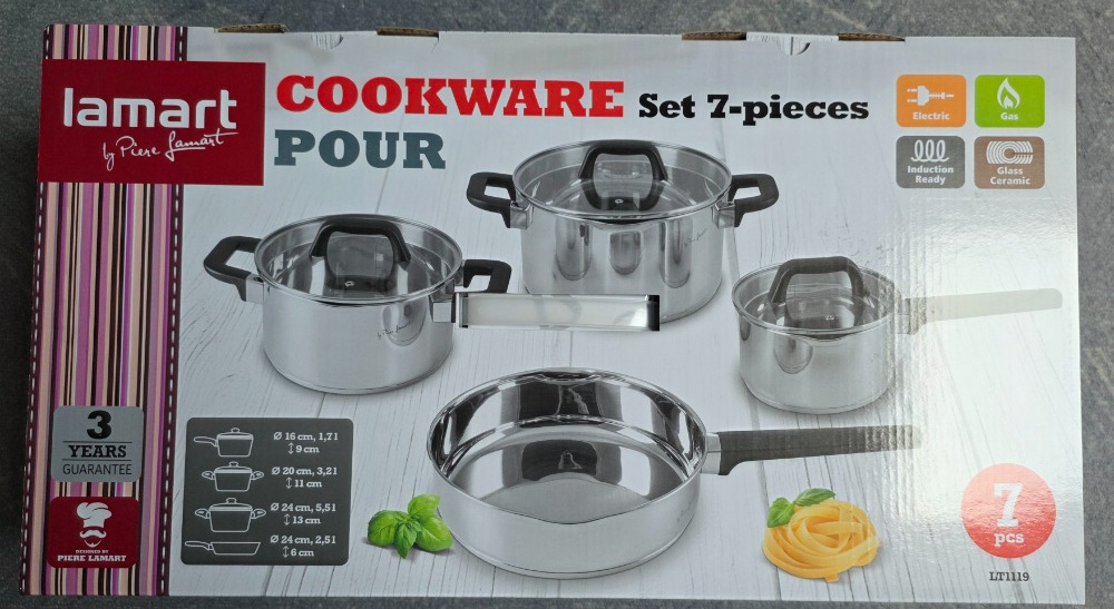 SET NÁDOBÍ POUR LAMART LT1119 NOVÉ - 3