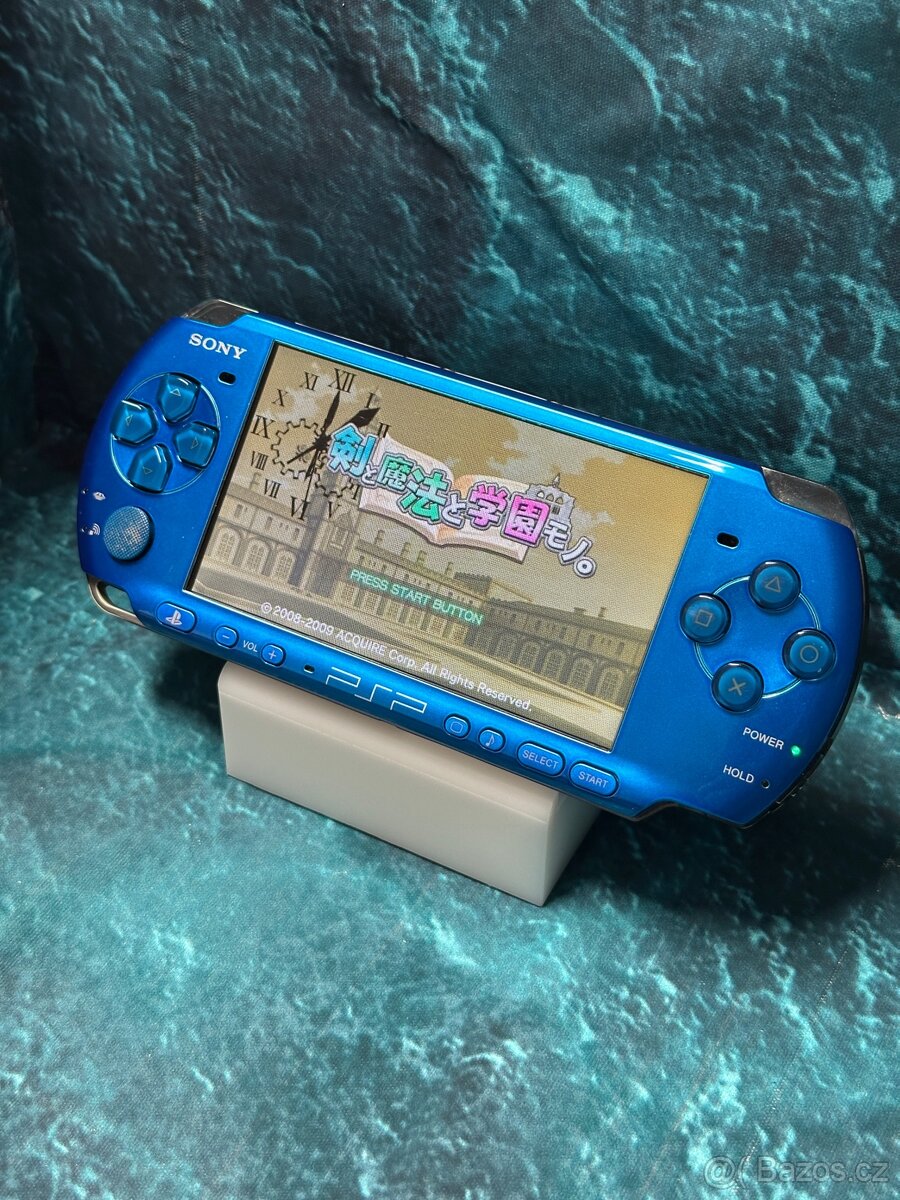 PSP 3000 marine Blue --vzácné-- včetně BOXU - 3