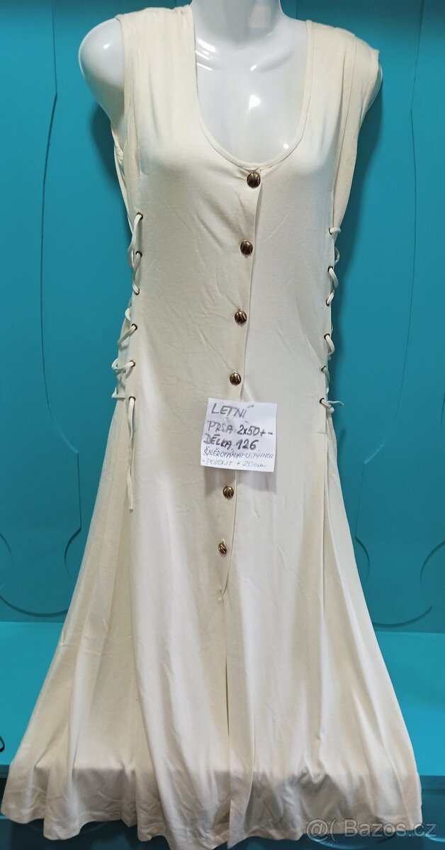 ŠATY RŮZNÉ TYPY-SPOLEČ.+LETNÍ +CAPRI KALHOTY+ SÁČKO - 3