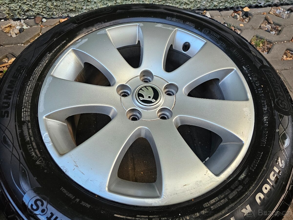 ALU letní kola Škoda 5x112 R16 Yeti - 3