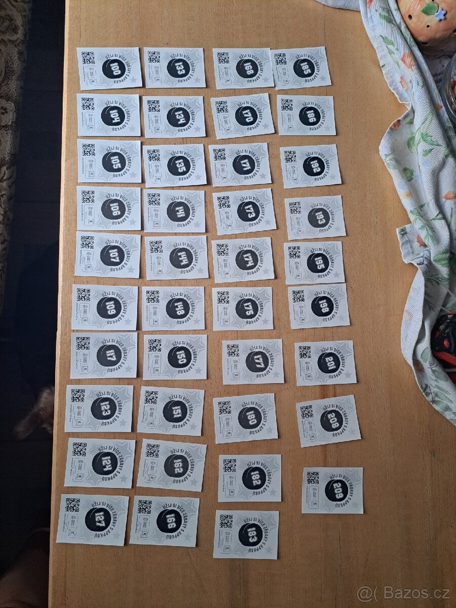 Hokejové nálepky legend - 3