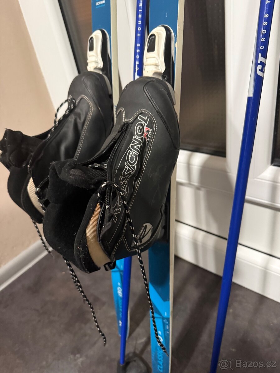 Komplet běžecké lyže inovik 139cm, hůlky, boty - 3