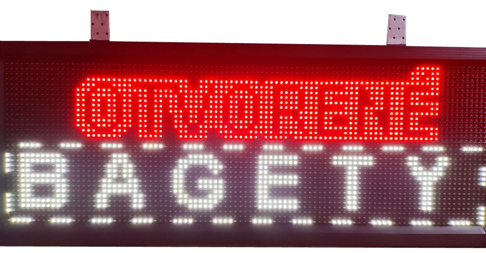 Světelná reklama programovatelná LED panel 105x40cm - 3