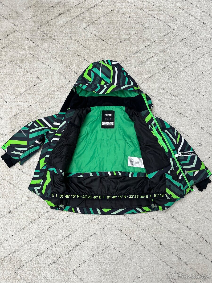 Dětská zimní i lyžařská bunda Reima Kairala vel 116 pro 6 le - 3
