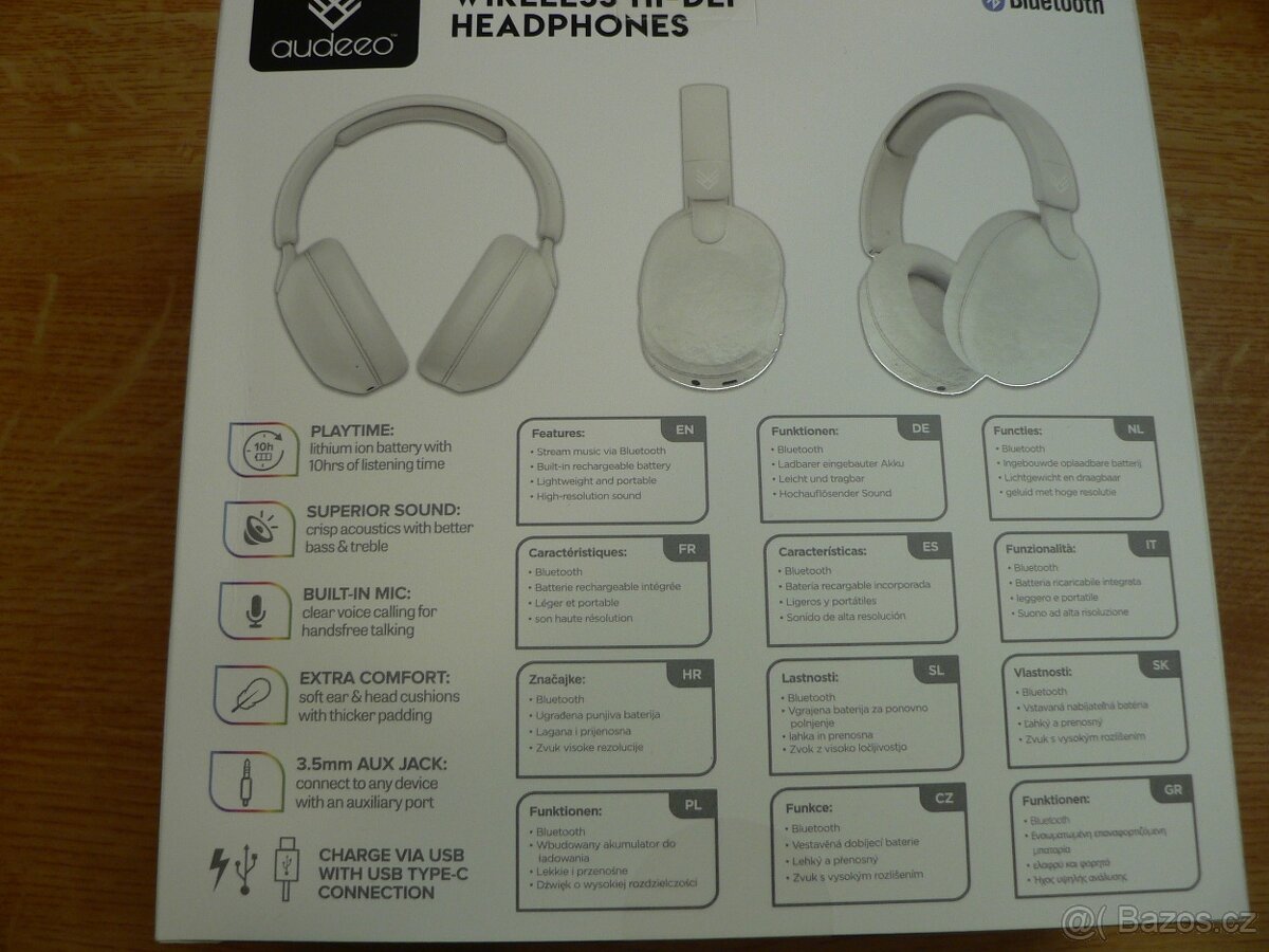 Bluetooth sluchátka Audeeo - 3