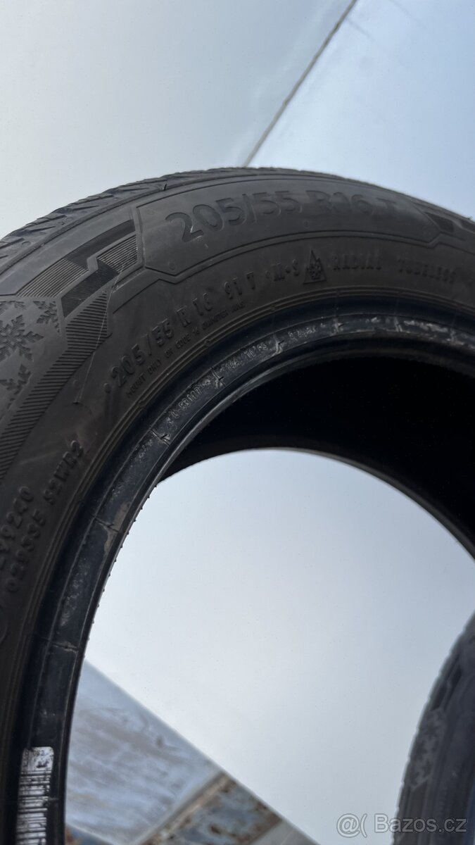 4x - zimní pneu - 205/55 R16 91T - BARUM - 7mm - 3
