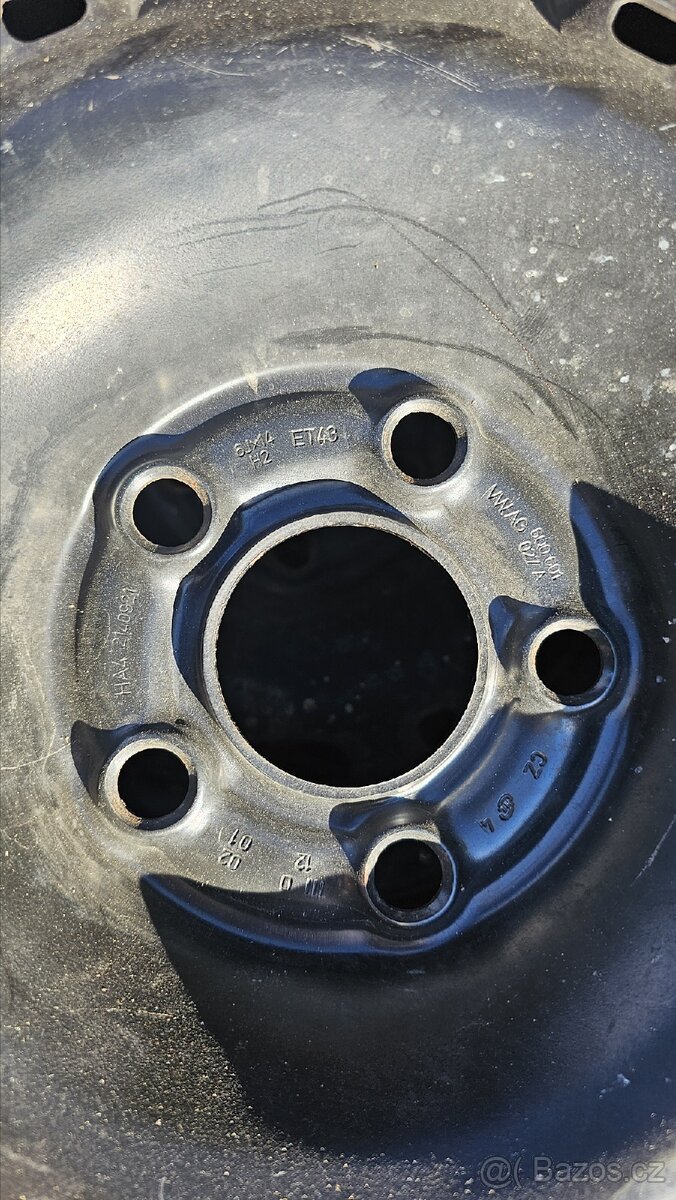 Nepoužívaný nový Ocelový disk plech Škoda VW Seat - 3