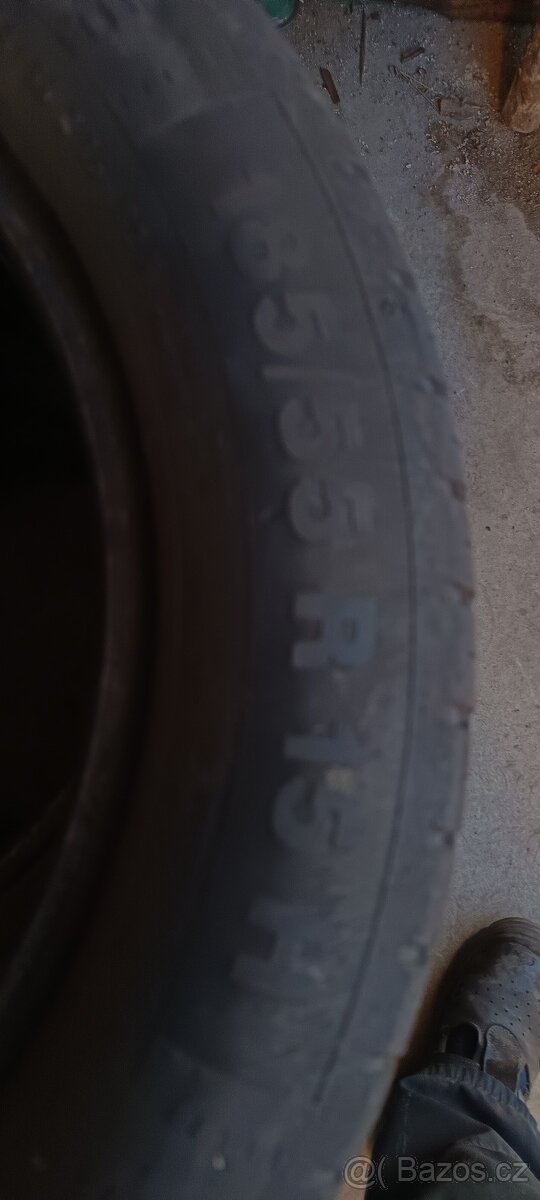 Prodám letní Gumy Continental 185/55 R15 - 3