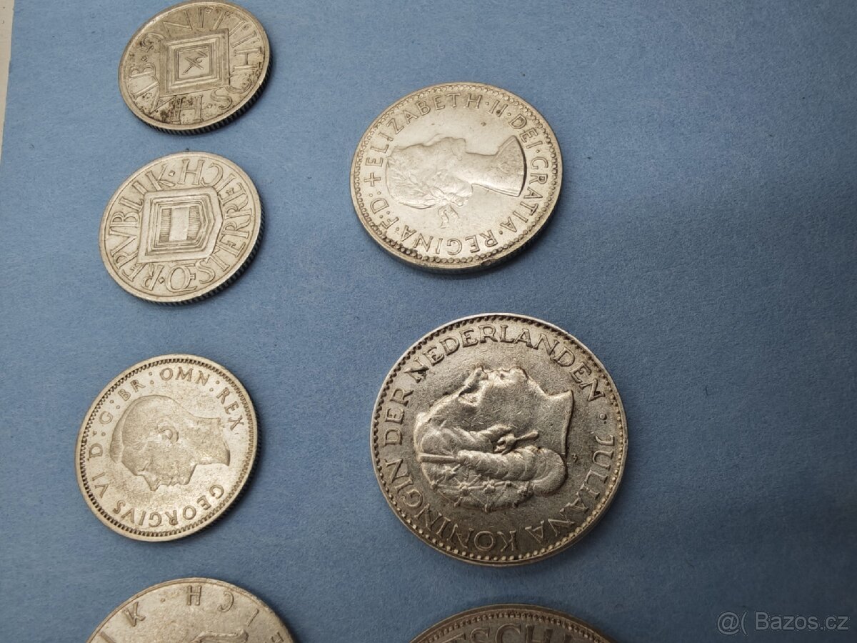 Staré stříbrné mince - 3