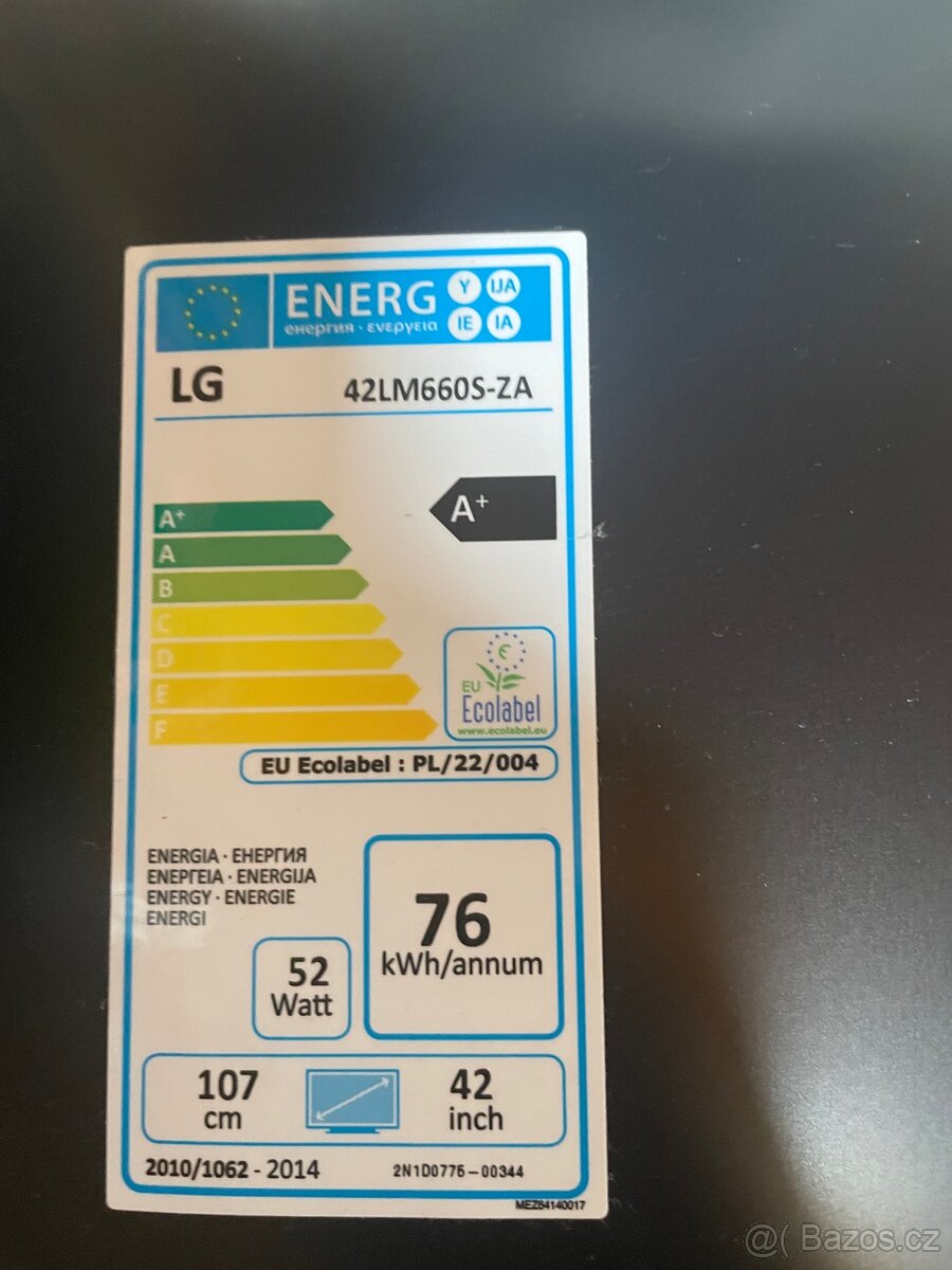 Televize LG 42” 3D - 3