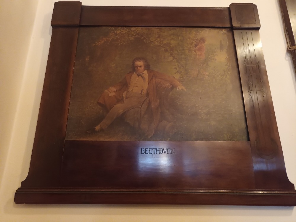 Obraz Beethovena v masívním rámu - 3