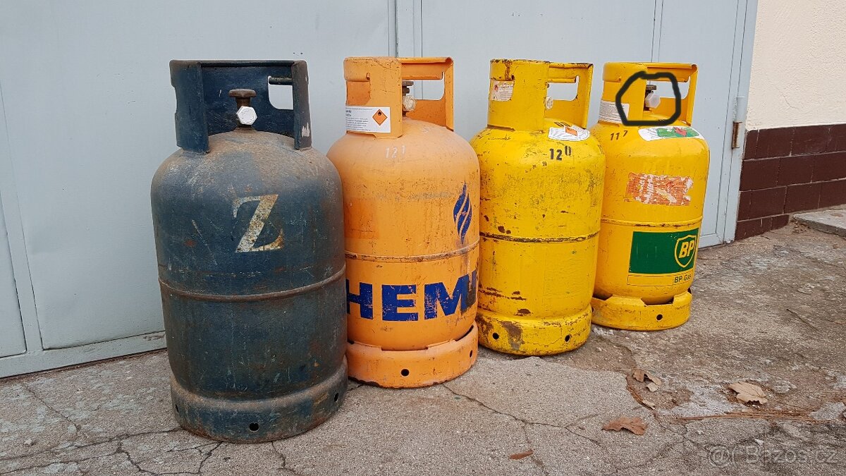 Koupím PB láhev 10kg, prázdnou. - 3