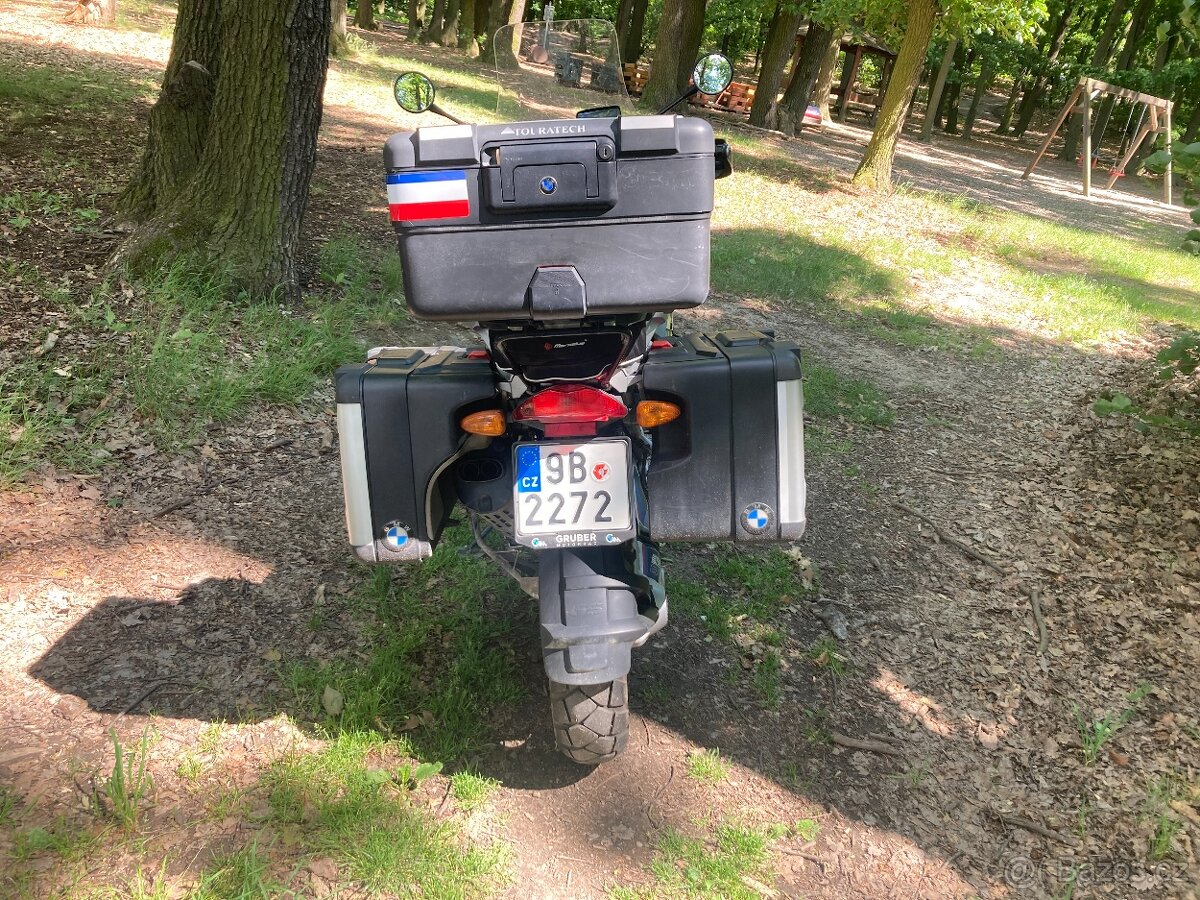 BMW R 1200 GS, cestovní enduro, nájezd jen 76tiABS, padáky,