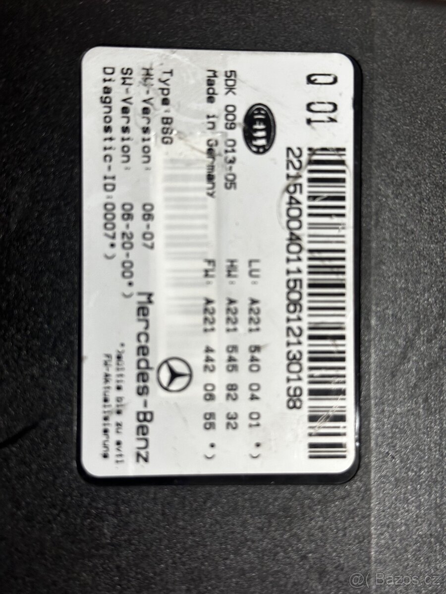 Mercedes w221 jednotka akumulátoru zadní - 3