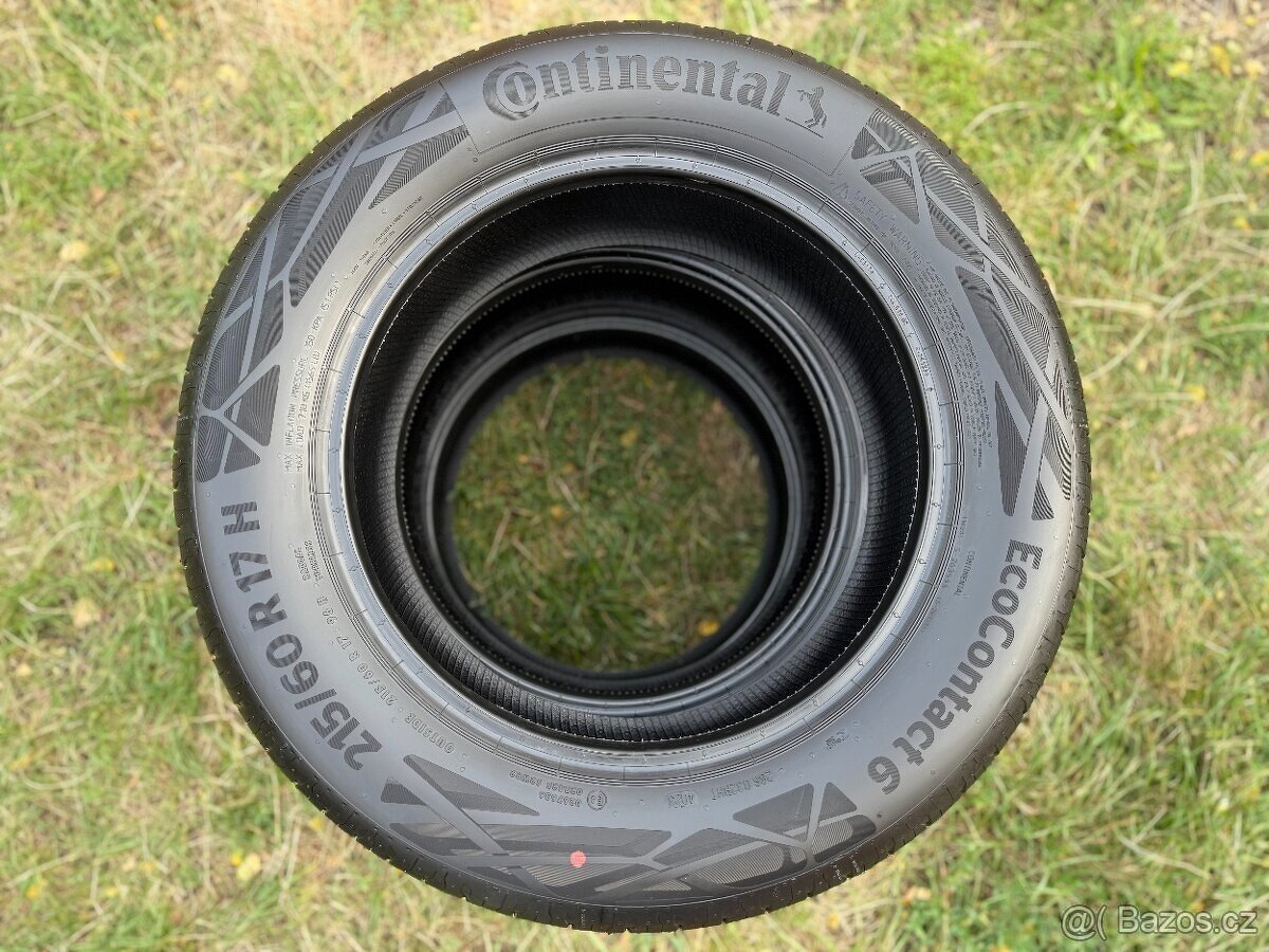 4x NOVÉ Letní pneu Continental EcoContact 6 - 215/60 R17 - 3