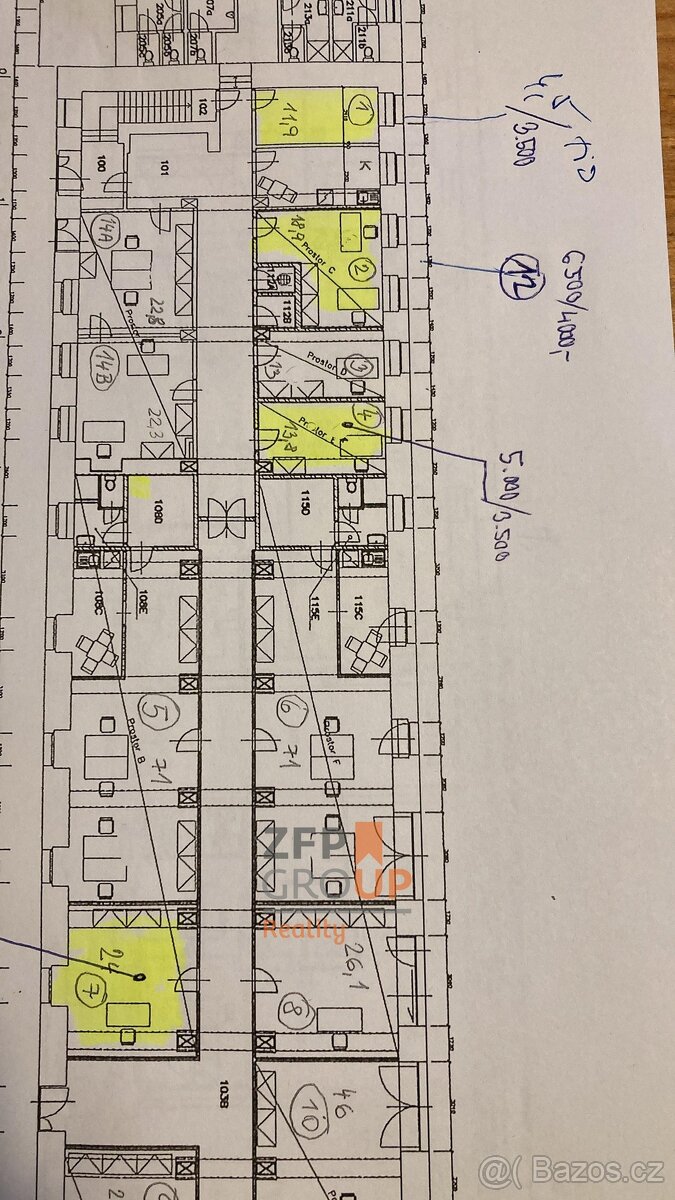 Pronájem kanceláře o rozloze 25,8 m² , ulice K Radotínu , Pr - 3