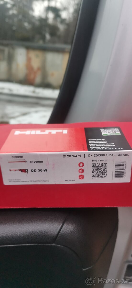 Jádrový vrták Hilti 20/300mm - 3
