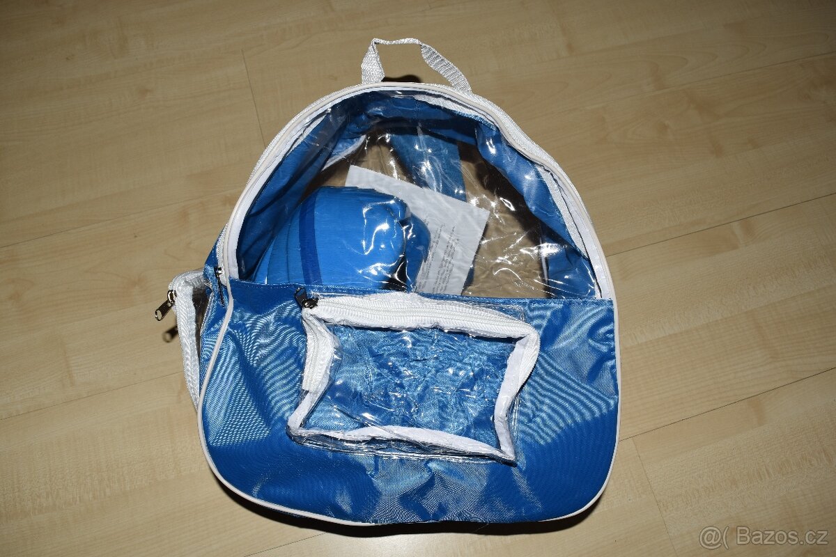 Set: nový batoh, cyklistická helma a chrániče - 3