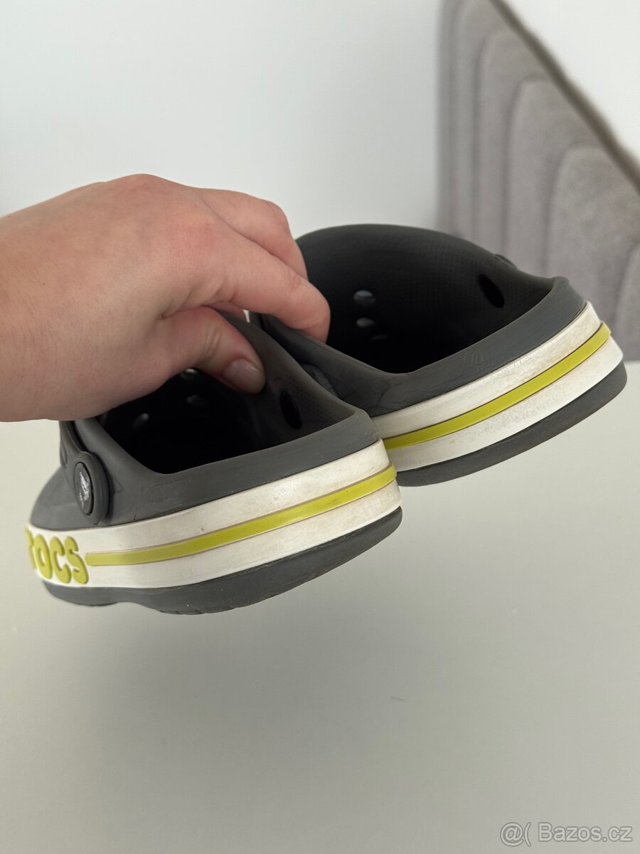 Dětské Crocs – velikost J2, šedé (originál) - 3