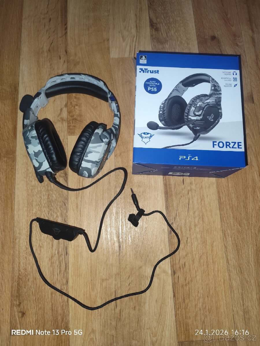 Sluchátka Trust GXT 488 PC: 1099,- - 3