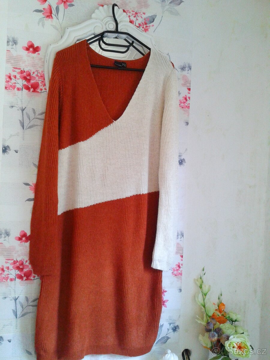 Krásné pletená šaty 40/44 - 3