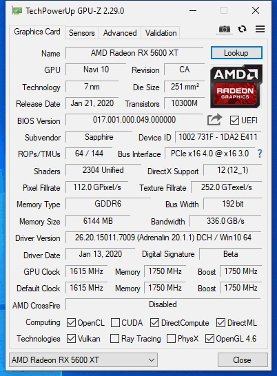 SAPPHIRE PULSE 5700XT 8GB - VÝBORNÝ STAV - 3