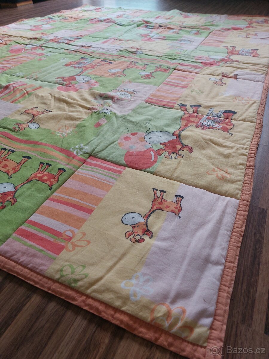 krásná, velká, prostorná hrací deka pro miminka a děti - 3