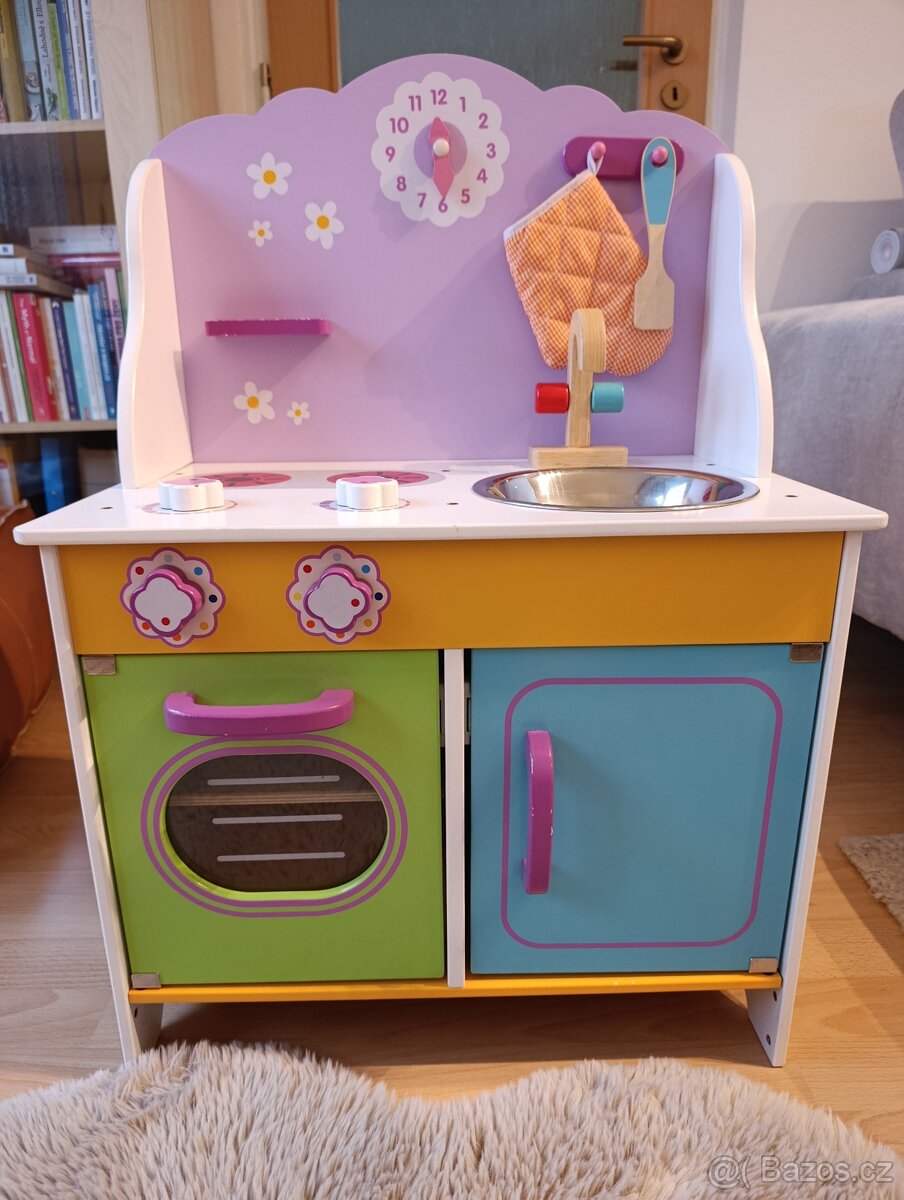 Barevná kuchyňka ECO Andreu Toys - včetně příslušenství - 3