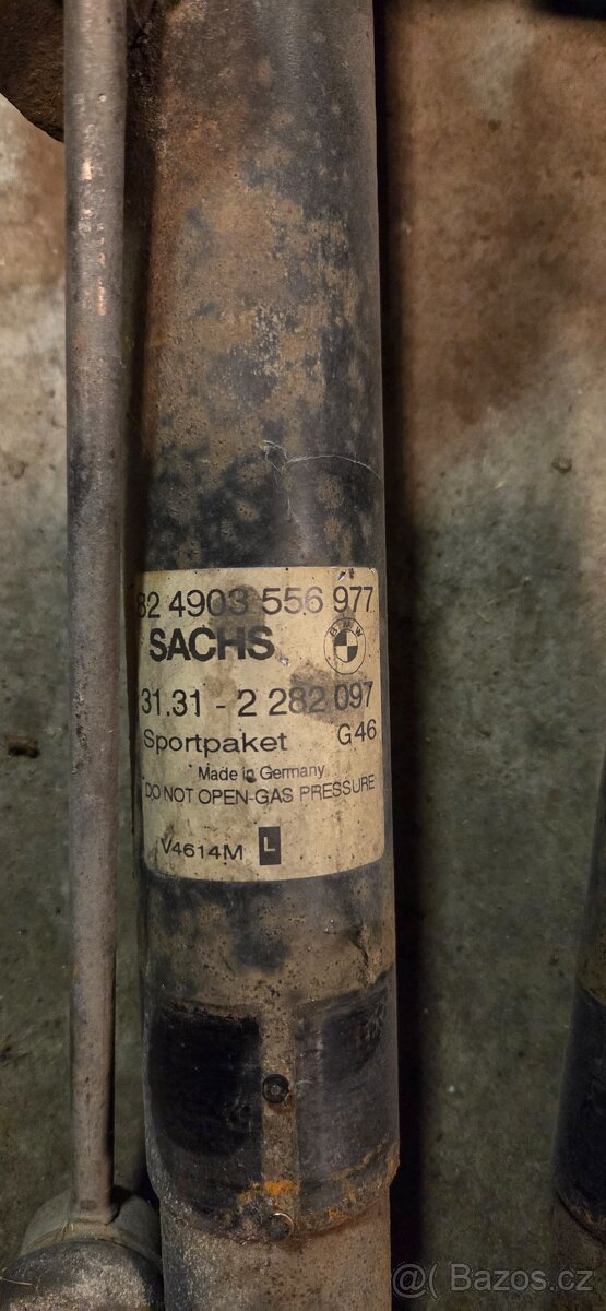 Přední pružiny a tlumiče bmw e46 Msport paket - 3