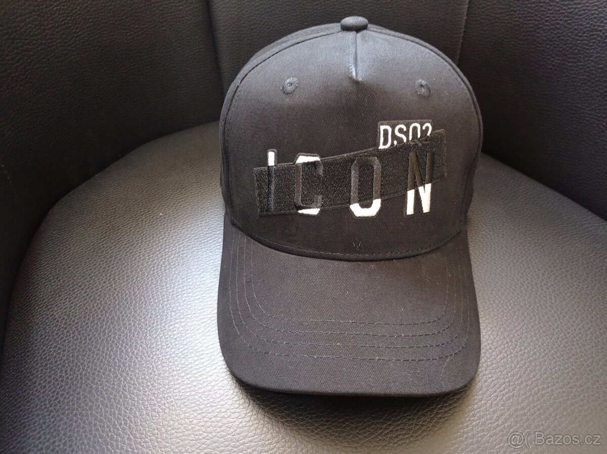 NOVÁ kšiltovka DSQ2 černá - 3