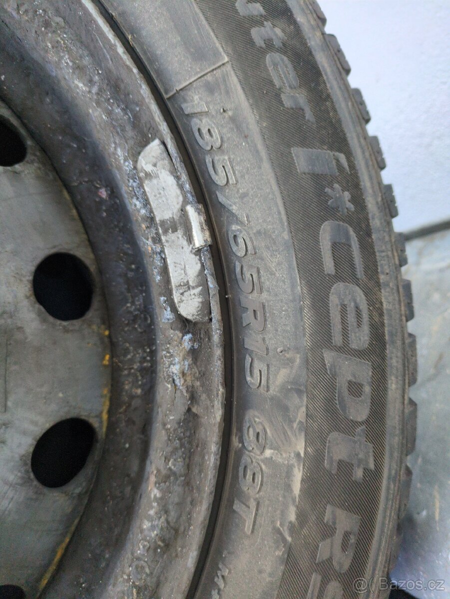 Prodám sadu zimních pneu Francouz - 3