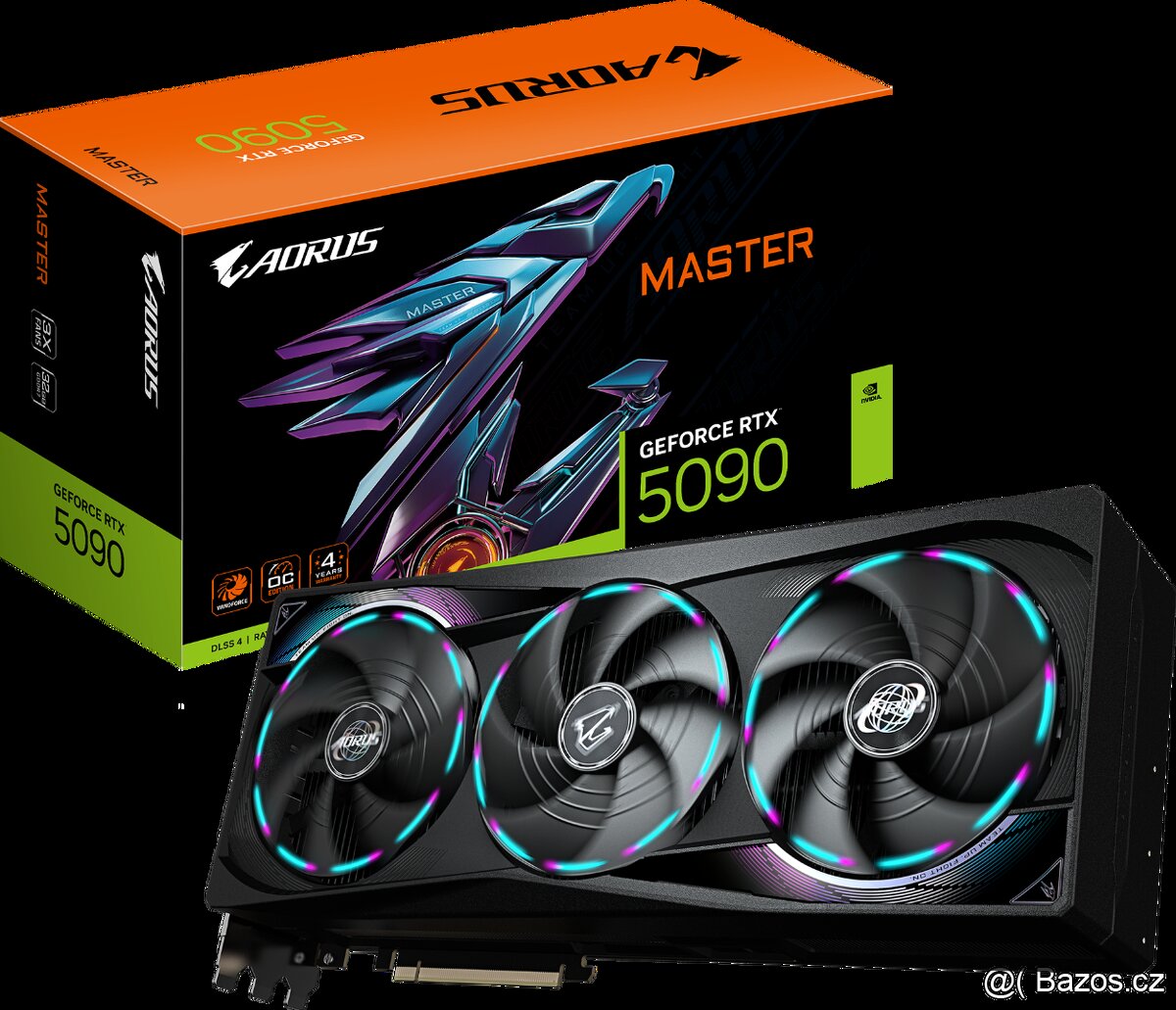 GIGABYTE AORUS RTX 5090 MASTER 32GB - nerozbalená - 3