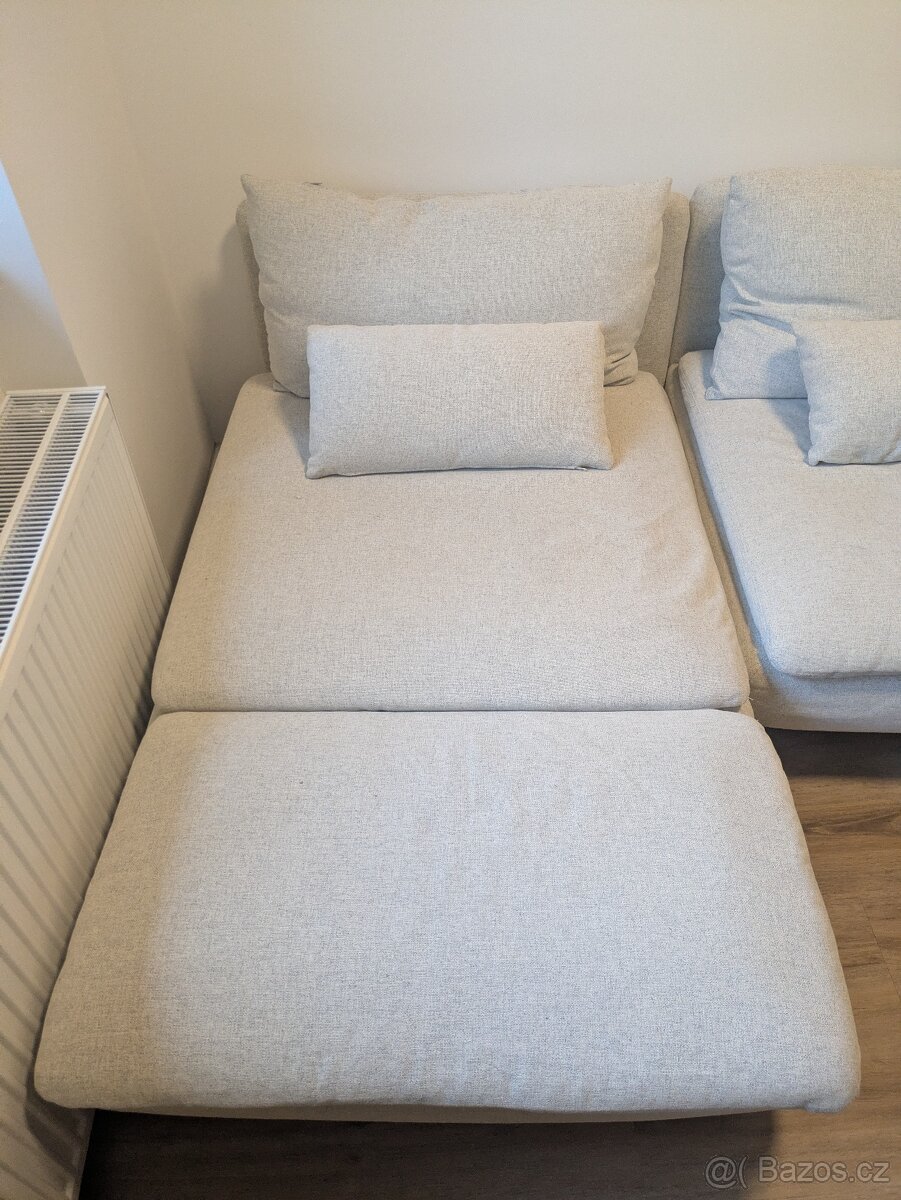 Söderhamn Ikea Couch Gunnared béžová - 3