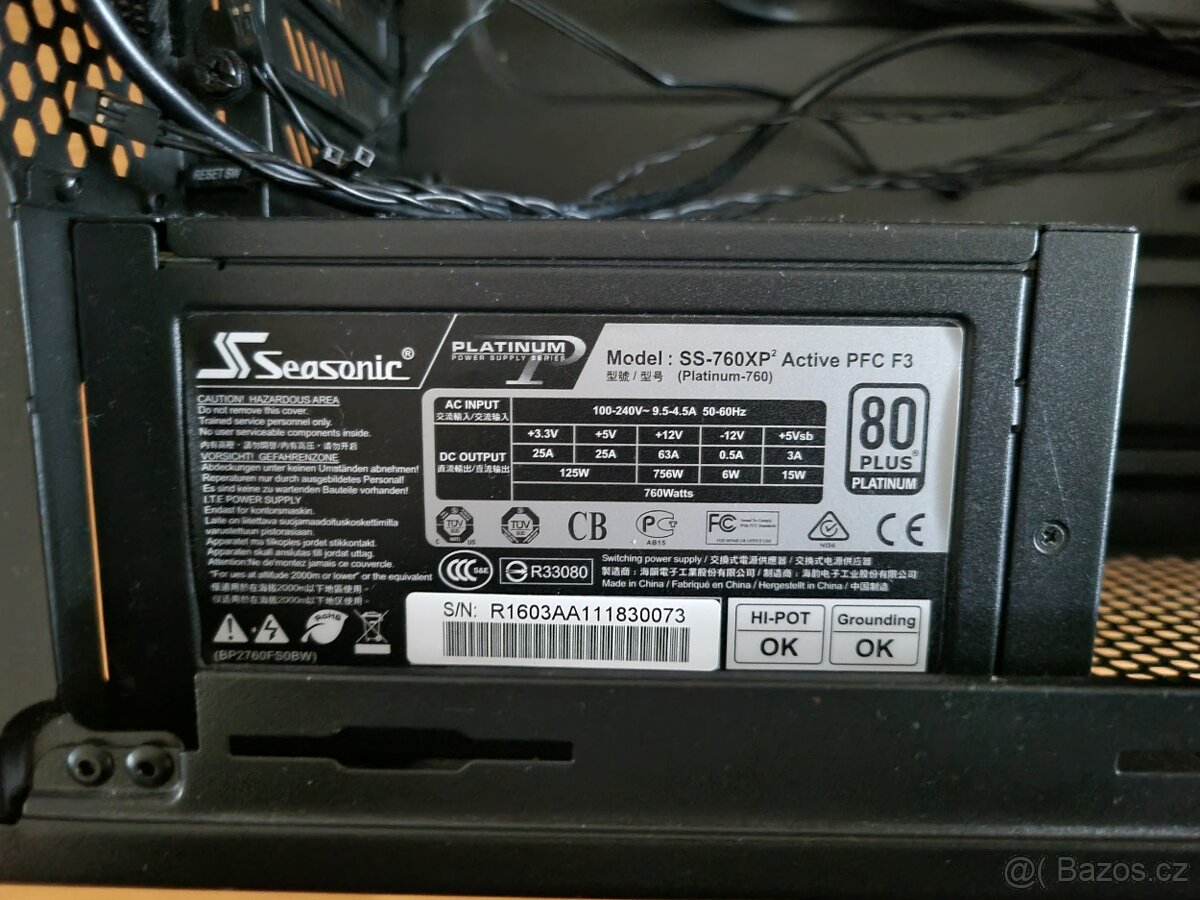 Zdroj Seasonic platinum 760W - 3